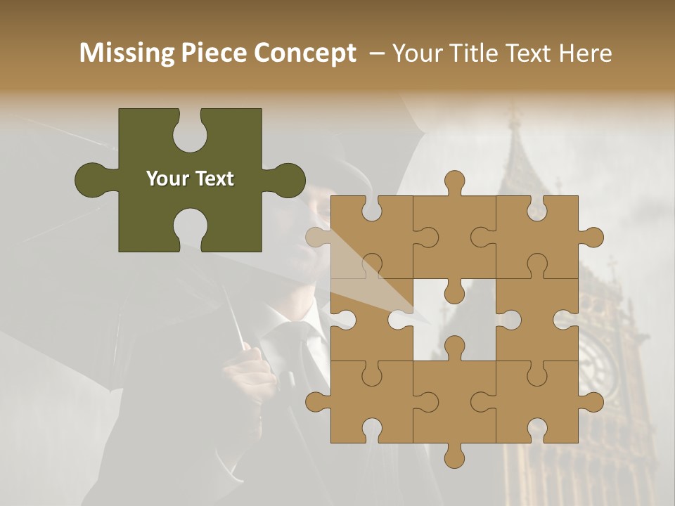 Business London Clock PowerPoint Template