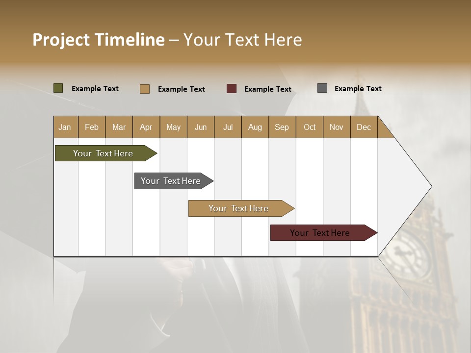 Business London Clock PowerPoint Template