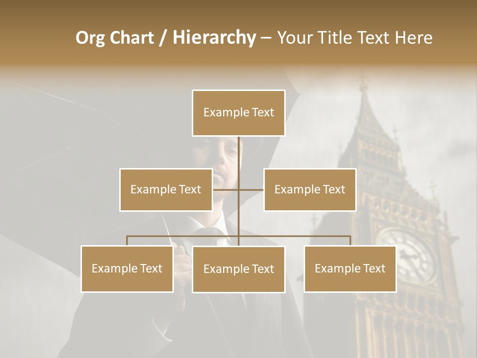 Business London Clock PowerPoint Template