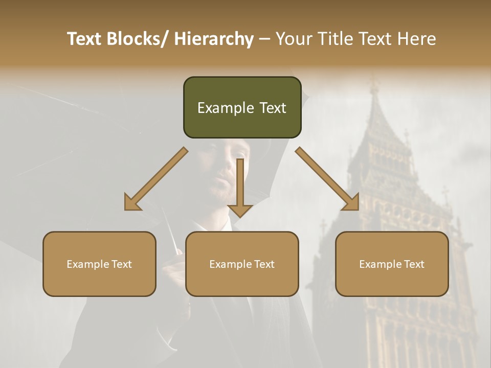 Business London Clock PowerPoint Template