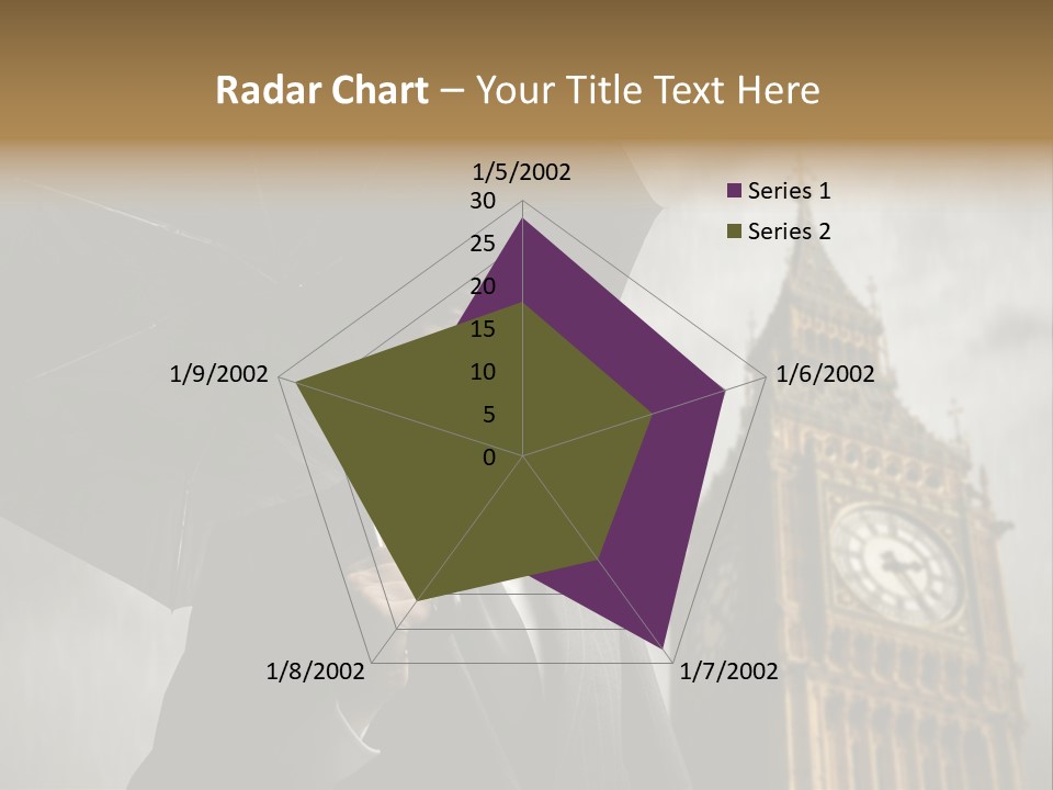 Business London Clock PowerPoint Template
