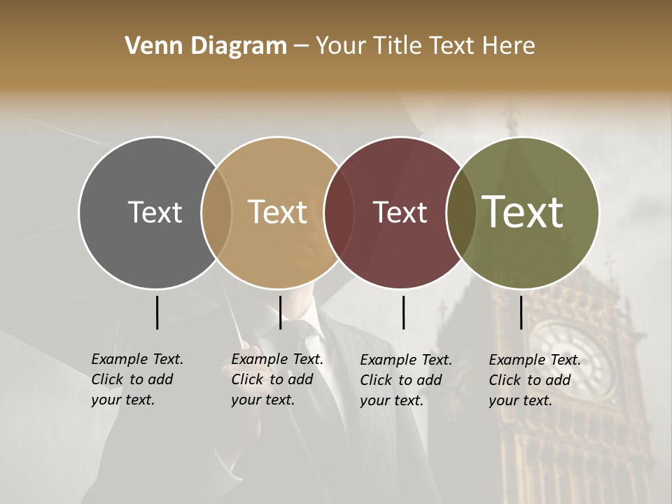 Business London Clock PowerPoint Template