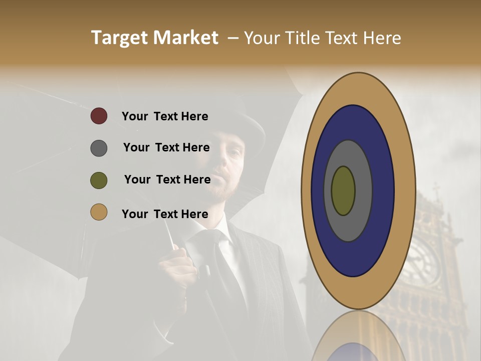 Business London Clock PowerPoint Template