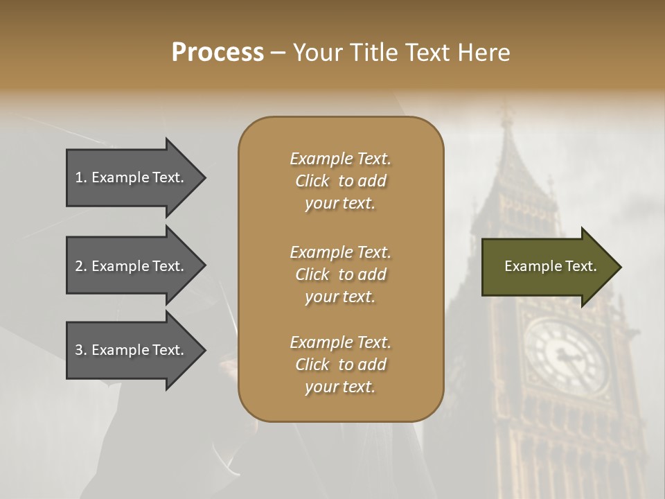 Business London Clock PowerPoint Template