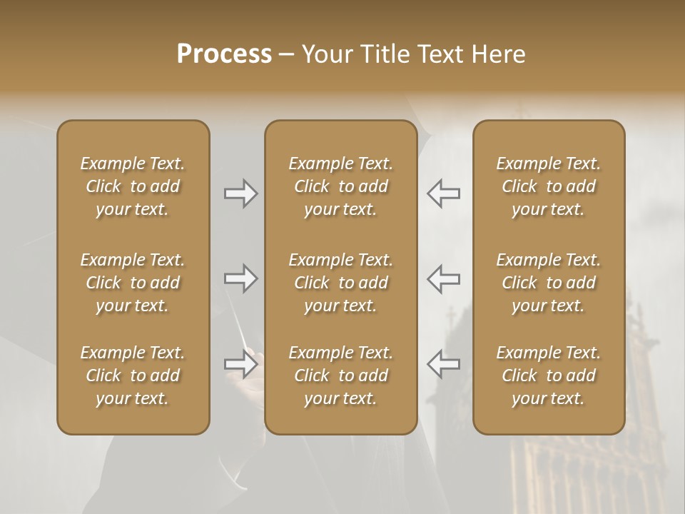 Business London Clock PowerPoint Template