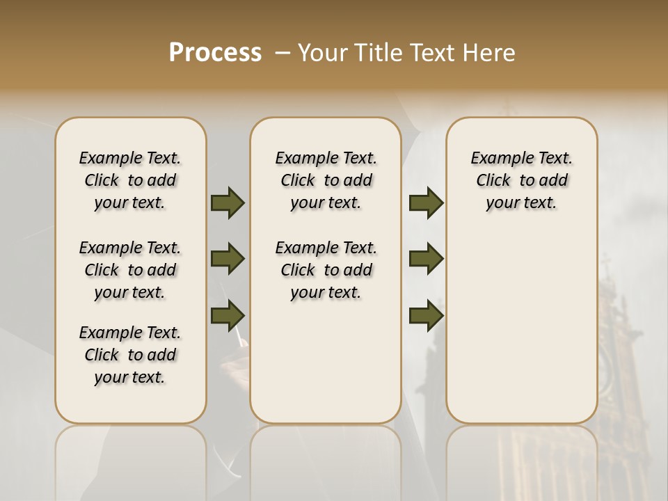 Business London Clock PowerPoint Template