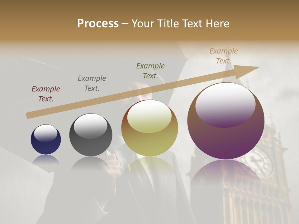 Business London Clock PowerPoint Template