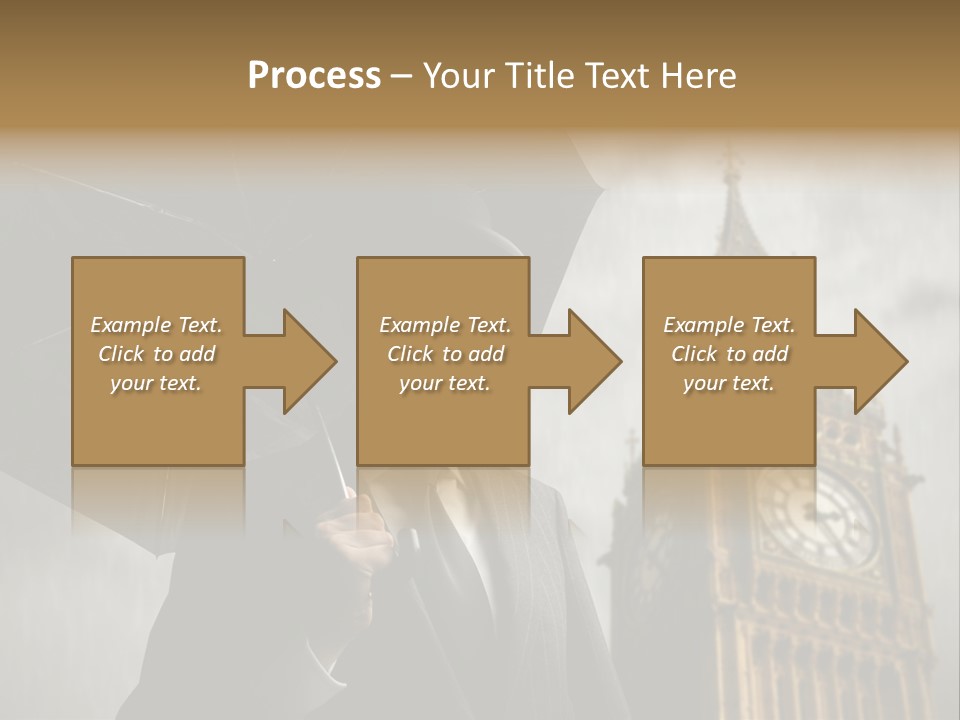 Business London Clock PowerPoint Template