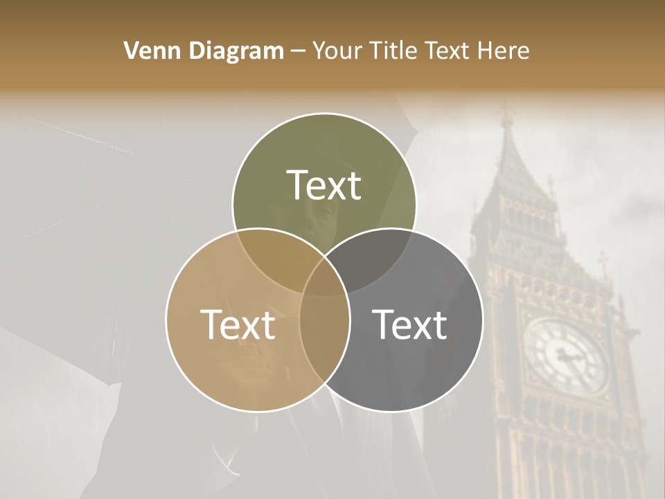 Business London Clock PowerPoint Template