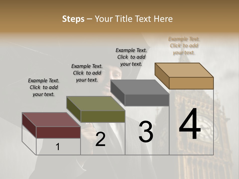 Business London Clock PowerPoint Template