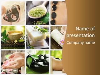 Body Aroma Mud PowerPoint Template