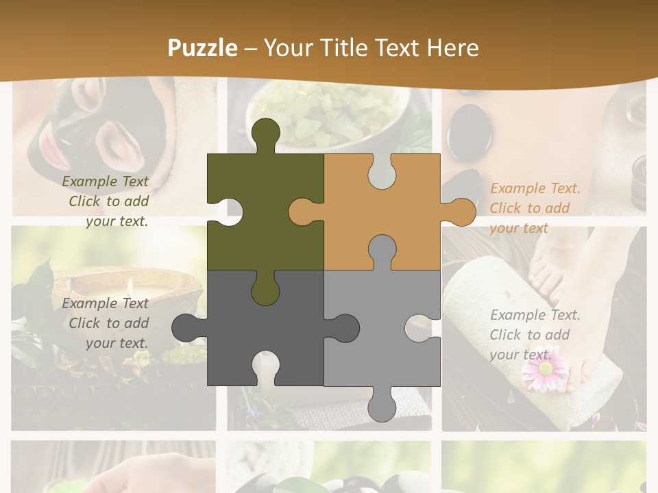 Body Aroma Mud PowerPoint Template