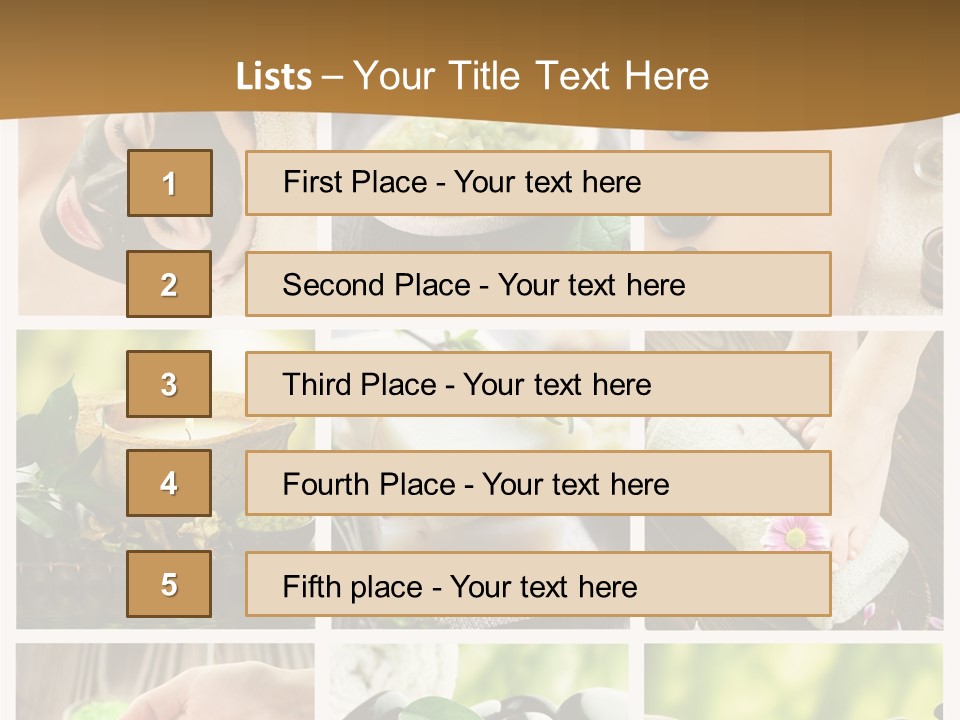 Body Aroma Mud PowerPoint Template