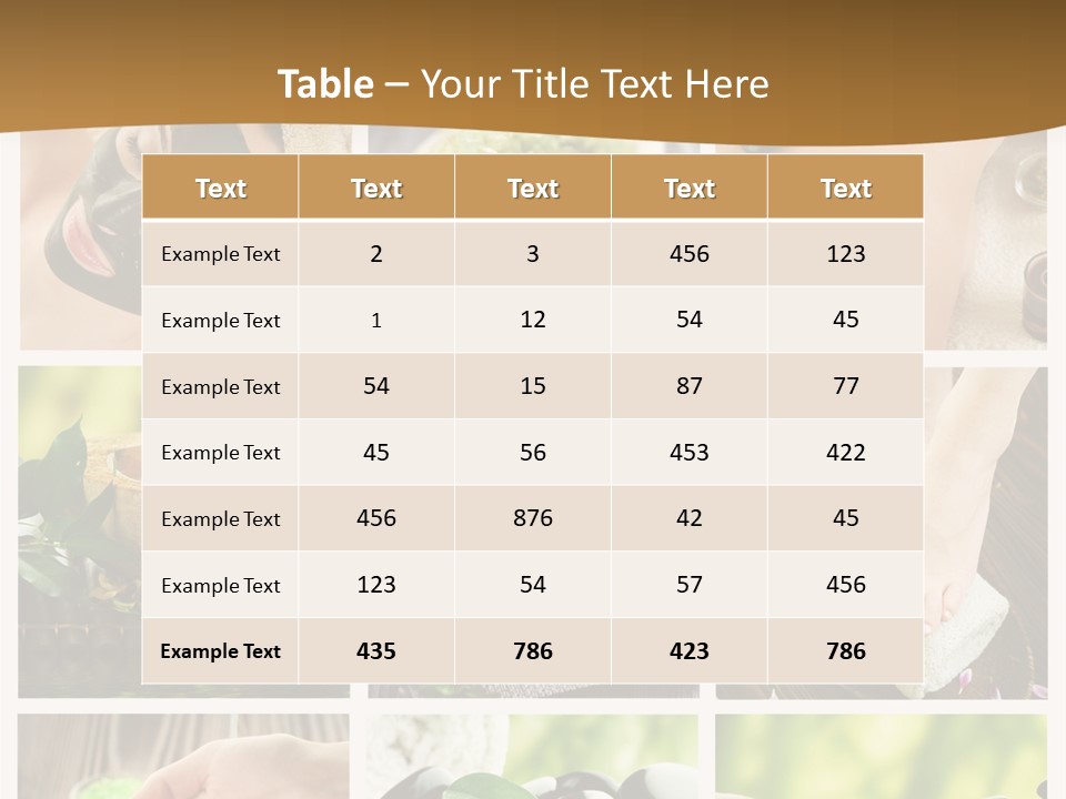 Body Aroma Mud PowerPoint Template
