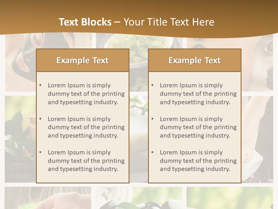 Body Aroma Mud PowerPoint Template