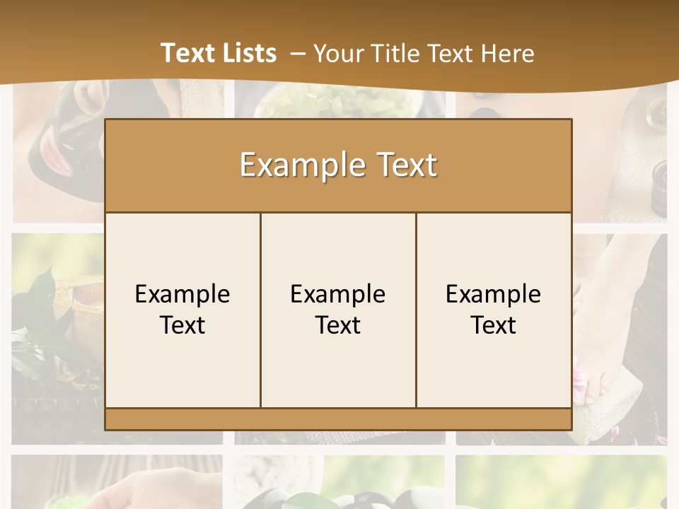 Body Aroma Mud PowerPoint Template