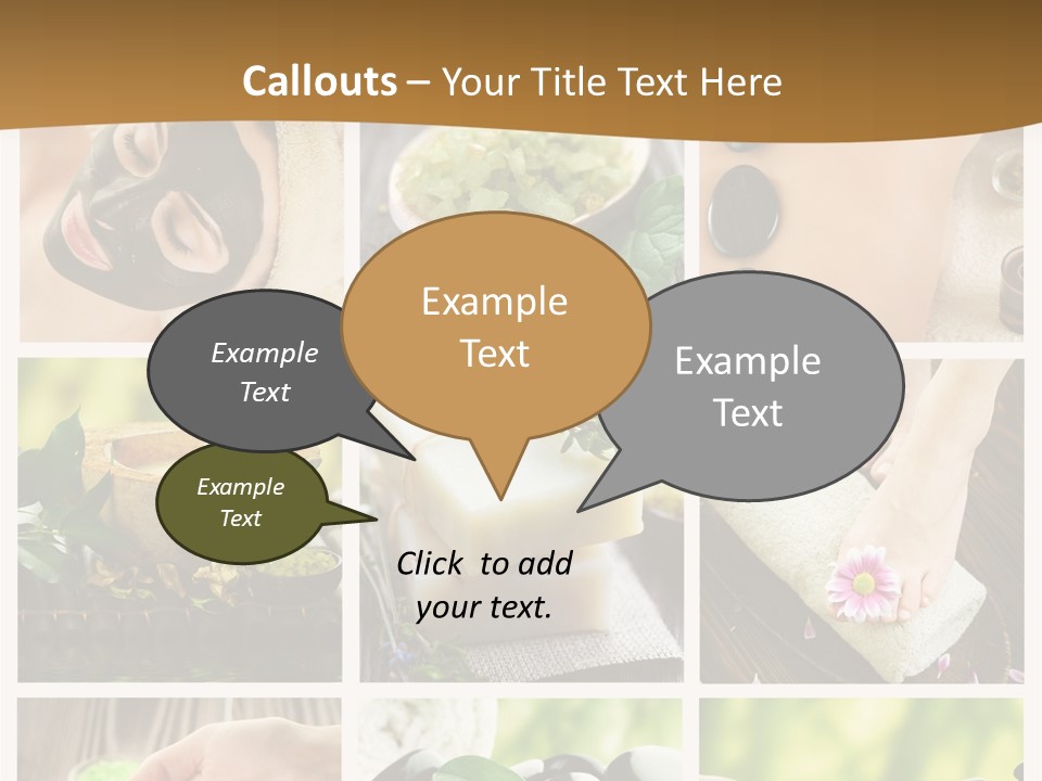 Body Aroma Mud PowerPoint Template