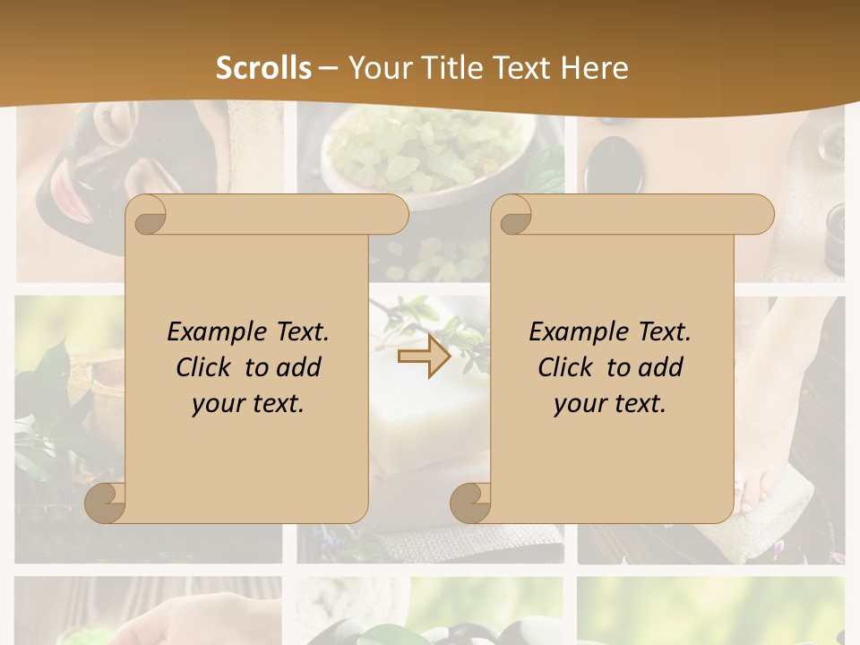 Body Aroma Mud PowerPoint Template