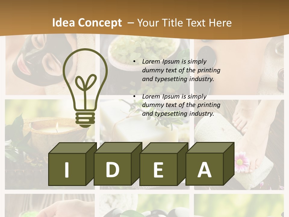 Body Aroma Mud PowerPoint Template