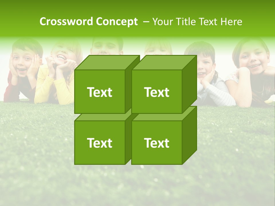 Brother Caucasian Expression PowerPoint Template