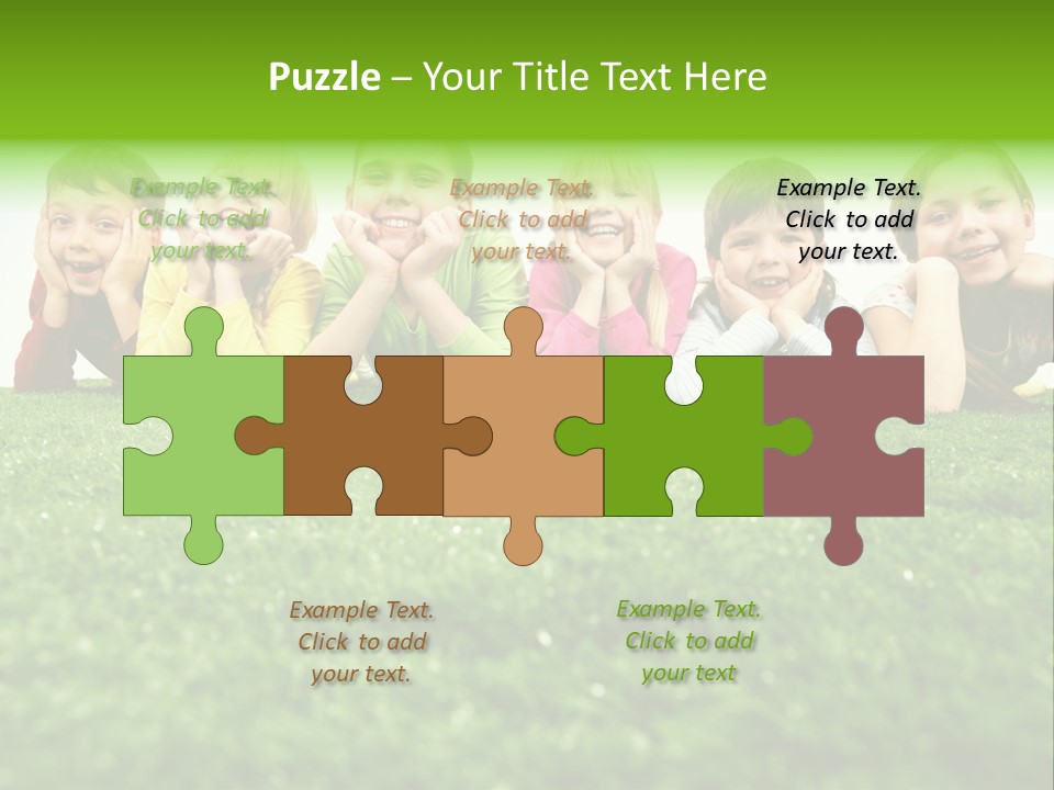 Brother Caucasian Expression PowerPoint Template