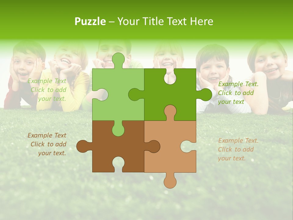 Brother Caucasian Expression PowerPoint Template