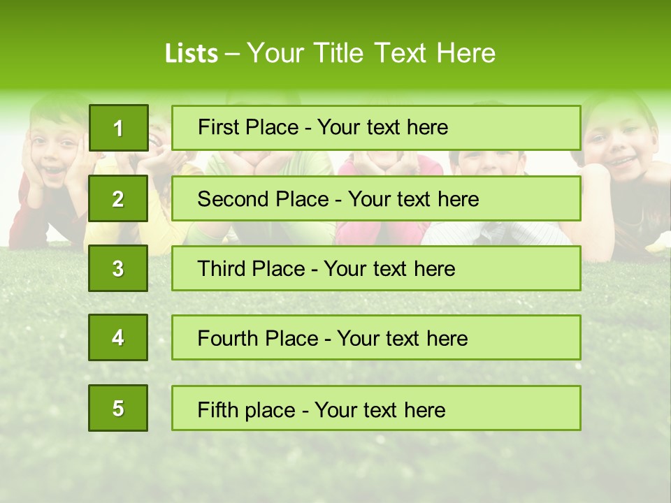 Brother Caucasian Expression PowerPoint Template