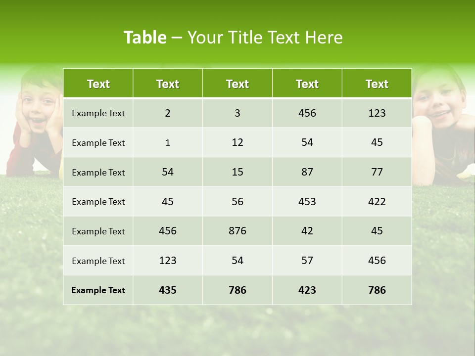 Brother Caucasian Expression PowerPoint Template