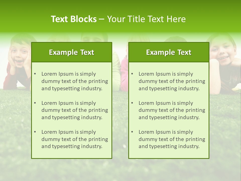 Brother Caucasian Expression PowerPoint Template