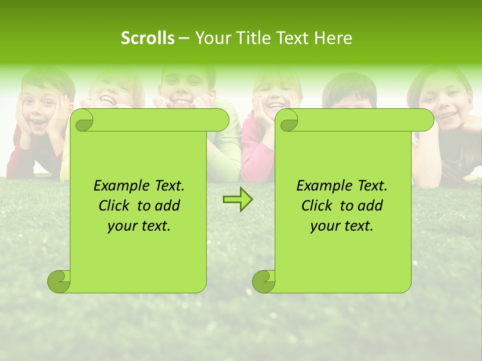 Brother Caucasian Expression PowerPoint Template