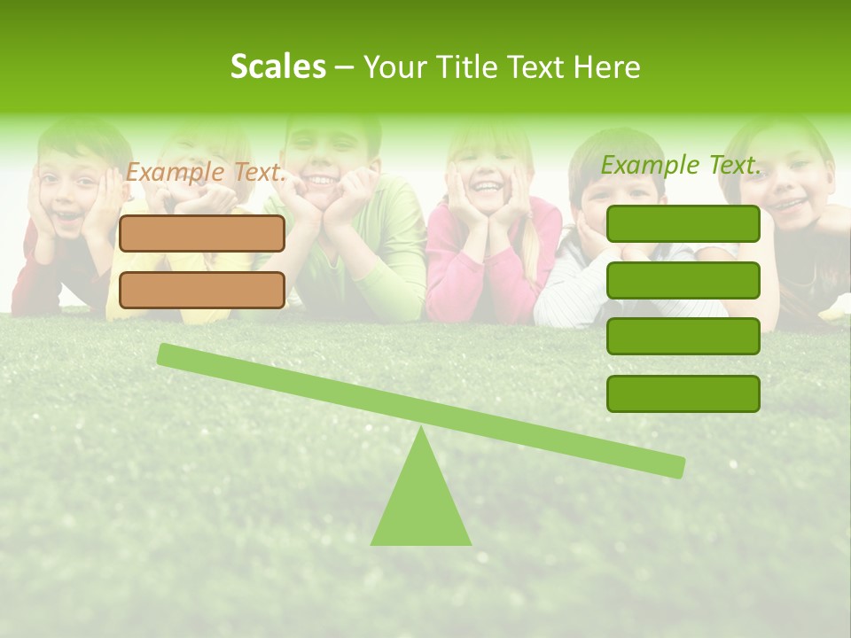 Brother Caucasian Expression PowerPoint Template