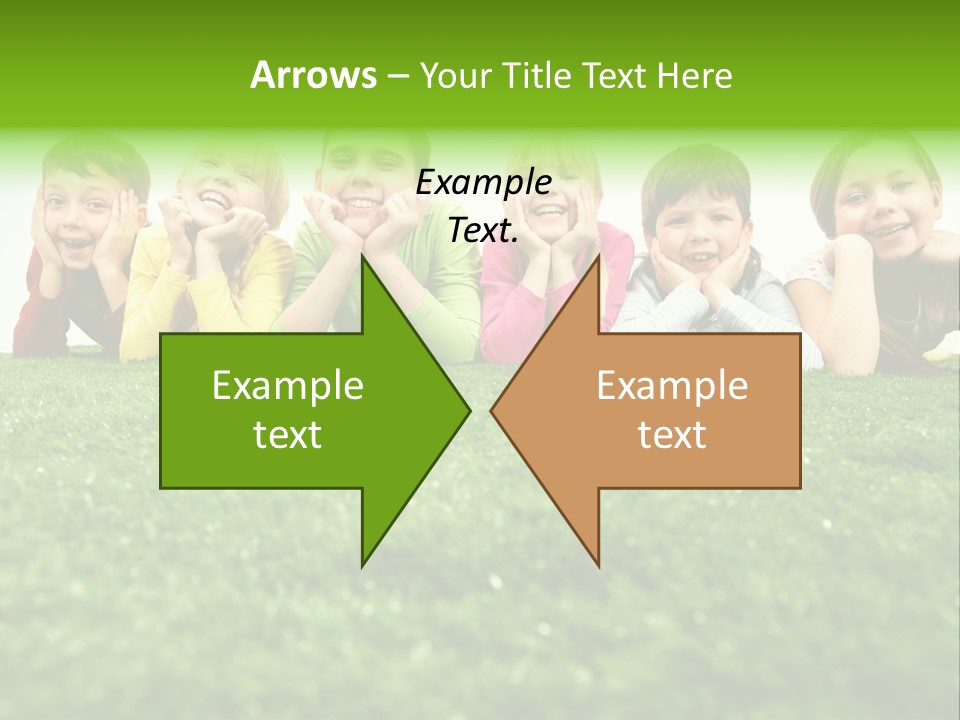 Brother Caucasian Expression PowerPoint Template