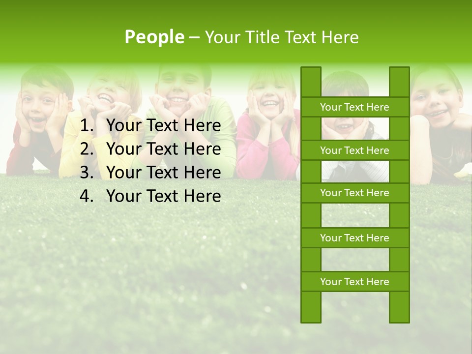 Brother Caucasian Expression PowerPoint Template