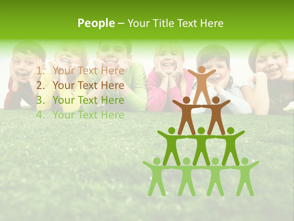 Brother Caucasian Expression PowerPoint Template