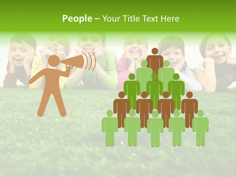 Brother Caucasian Expression PowerPoint Template