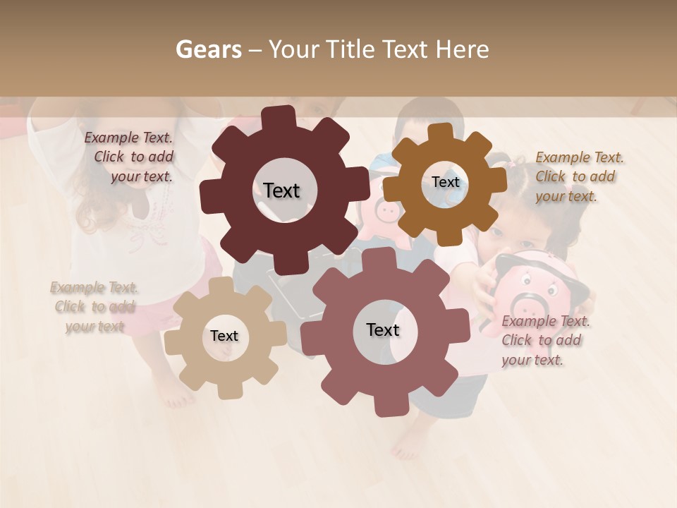 Kid Indoor Color PowerPoint Template