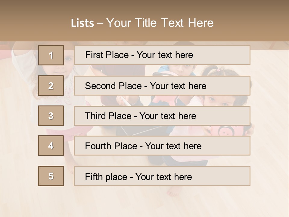 Kid Indoor Color PowerPoint Template
