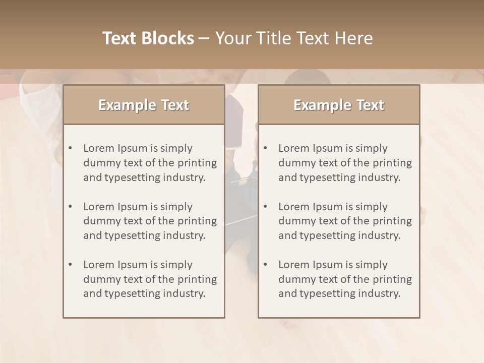 Kid Indoor Color PowerPoint Template