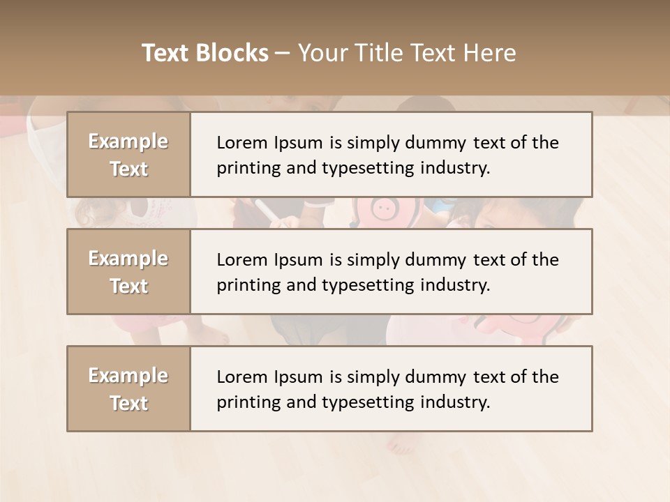 Kid Indoor Color PowerPoint Template