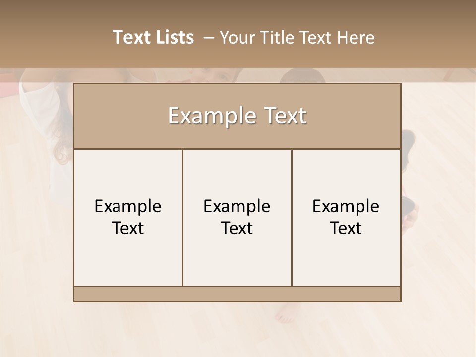 Kid Indoor Color PowerPoint Template