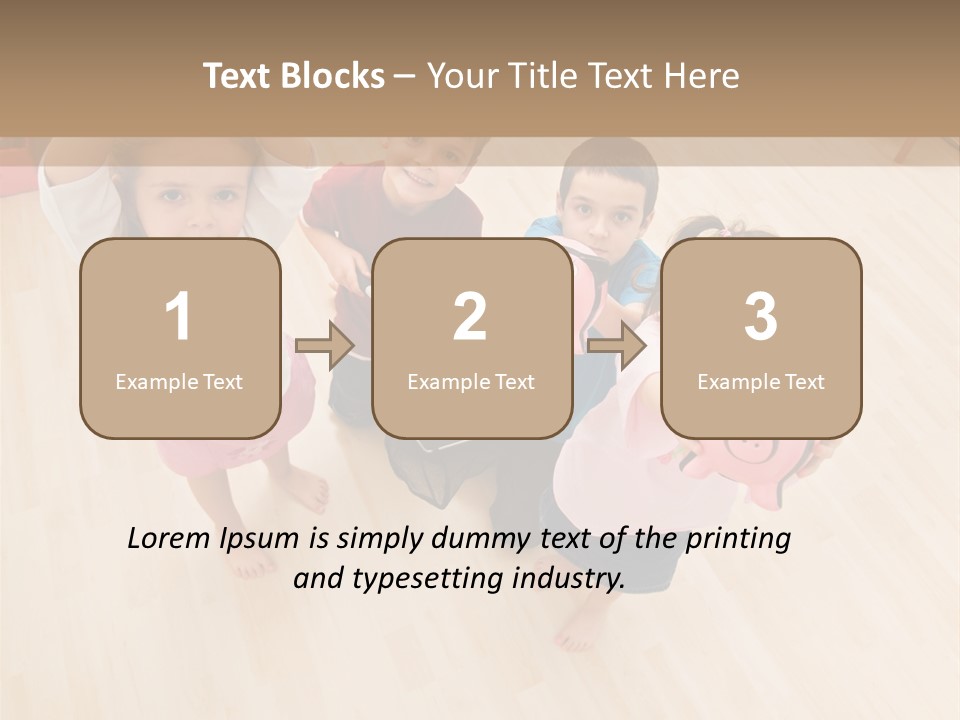 Kid Indoor Color PowerPoint Template