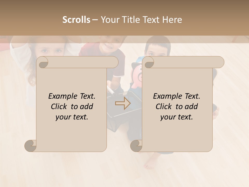 Kid Indoor Color PowerPoint Template