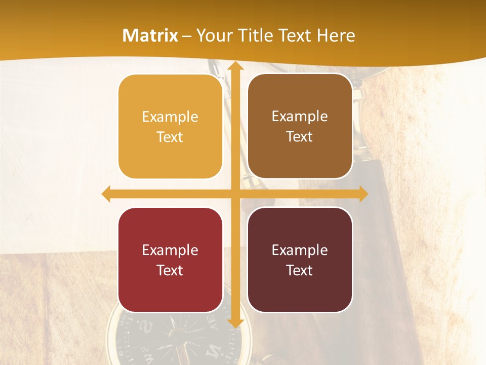 Backgrounds Magnifier Topography PowerPoint Template