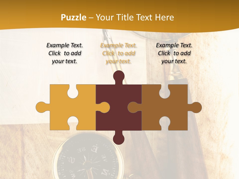 Backgrounds Magnifier Topography PowerPoint Template