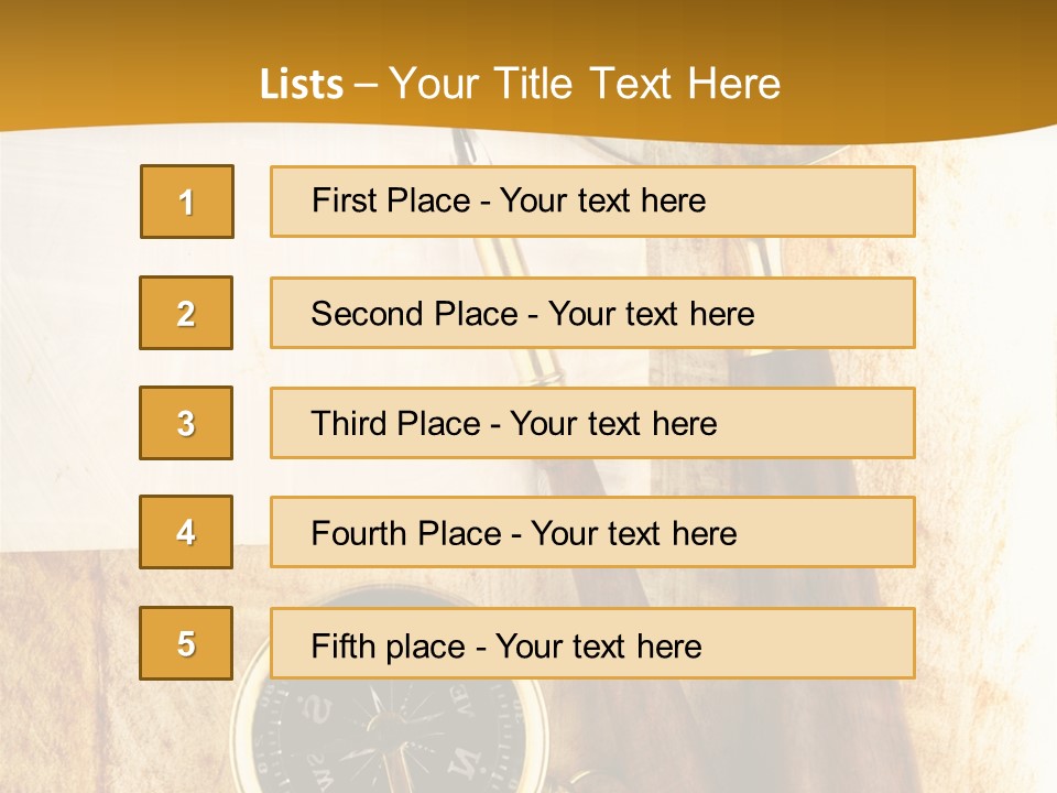 Backgrounds Magnifier Topography PowerPoint Template