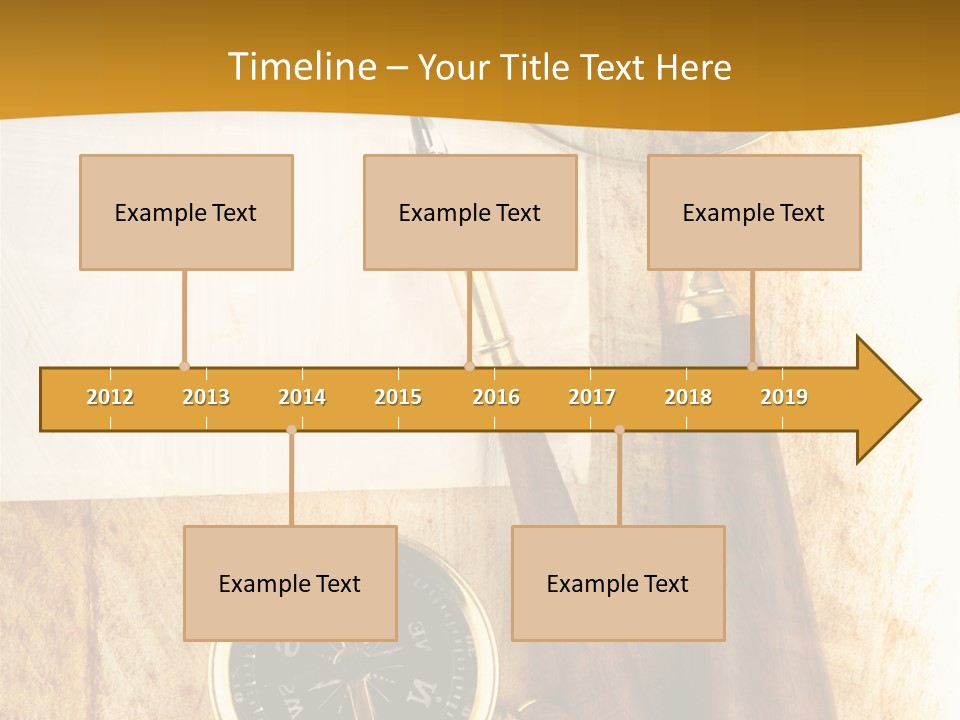 Backgrounds Magnifier Topography PowerPoint Template