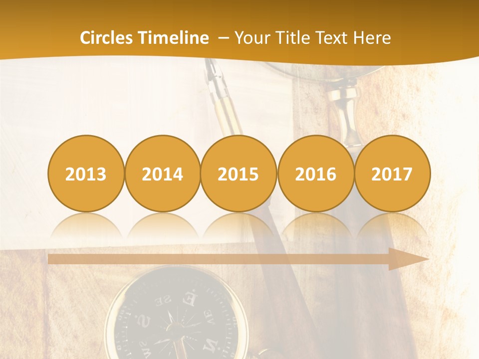 Backgrounds Magnifier Topography PowerPoint Template