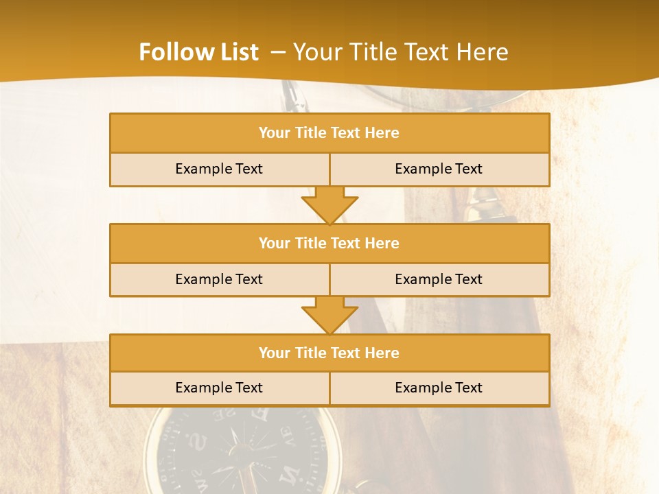Backgrounds Magnifier Topography PowerPoint Template