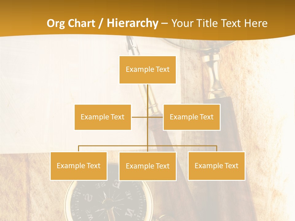 Backgrounds Magnifier Topography PowerPoint Template