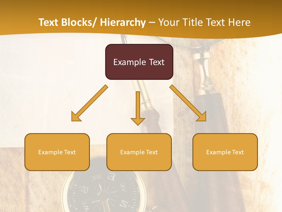 Backgrounds Magnifier Topography PowerPoint Template